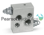 V0490/180 Marchesini motor mounted cross line relief valve to suit Danfoss OMS VAU 1/2  10-180 Bar (