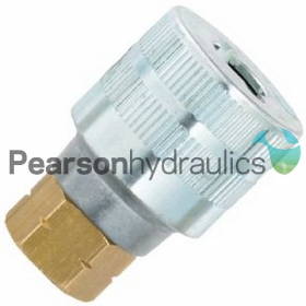 ACS201 PCL 1/2 BSP Female Heavy Duty  Schrader Coupling