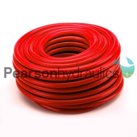 10 MM  ID Red Braided PVC Hose
