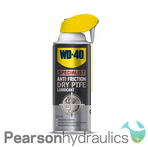 WD40 Anti Friction Dry PTFE Lubricant 400ML Smartstraw Can